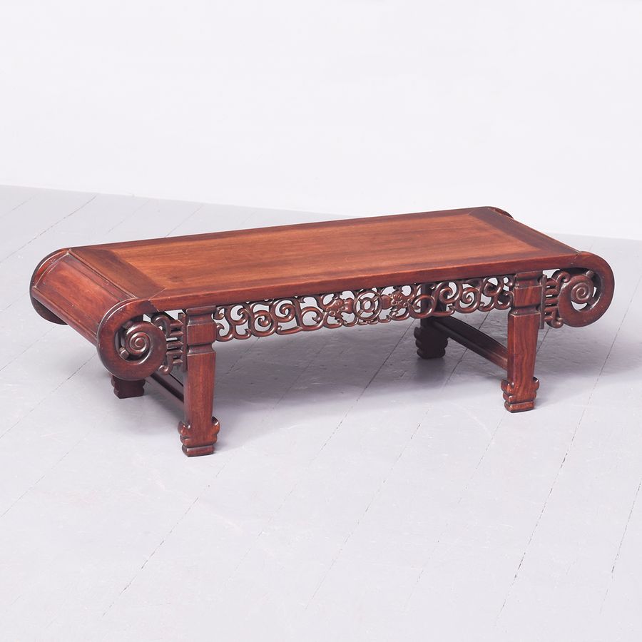 Qing Dynasty Hongmu Opium Table