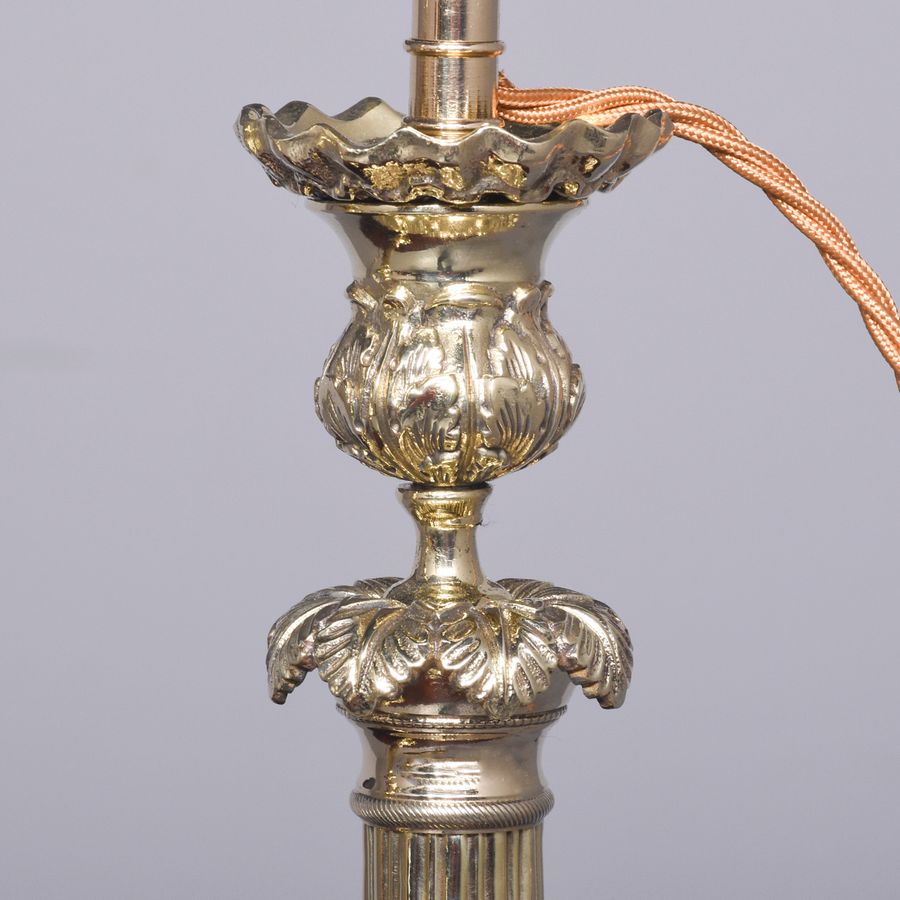 Antique Pair of William IV Lamps