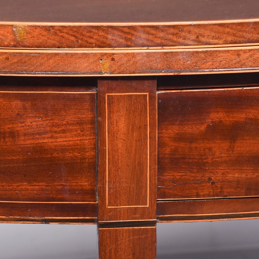 Antique George III Mahogany Fold-Over Tea Table