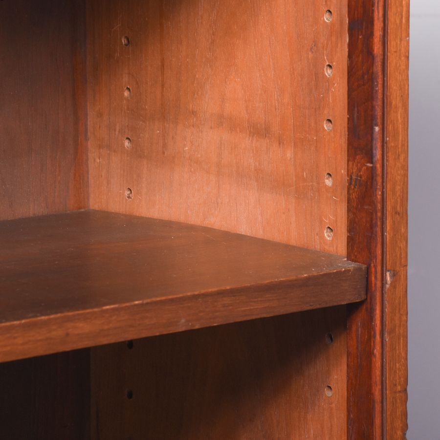 Antique Walnut Floor-Standing Open Bookcase