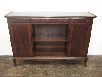 Antique Whytock & Reid Mahogany Bookcase/Side Cabinet