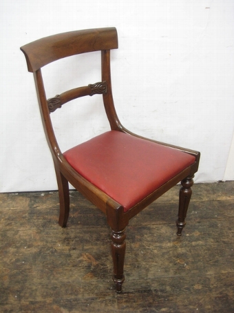 Antique Set of 6 Regency Dining Chairs