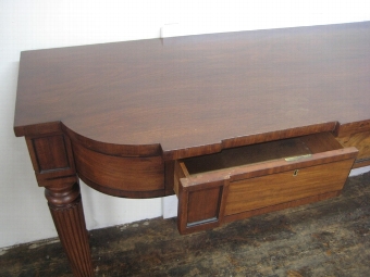 Antique William IV Figured Mahogany Console/Serving Table