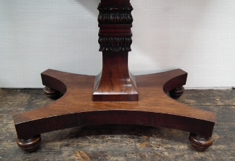 Antique William Trotter Mahogany Foldover Card Table
