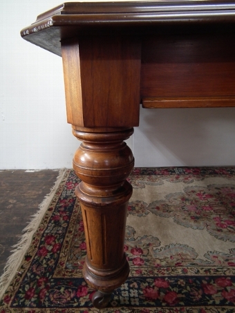 Antique Victorian Mahogany Wind Out Dining Table