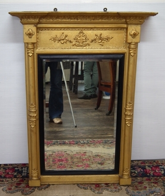 Antique William IV Gilded Pier Mirror