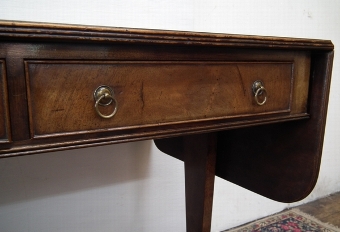 Antique George III Style Walnut Sofa Table