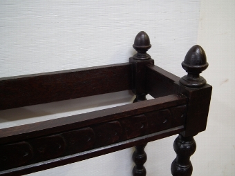 Antique Victorian Oak Stick Stand