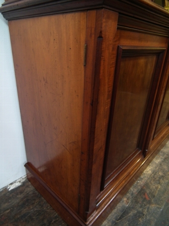 Antique :SALE: Mid Victorian 3 Door Cabinet Bookcase