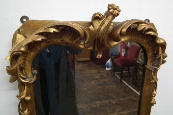 Antique Early Victorian Gilt Pier Mirror