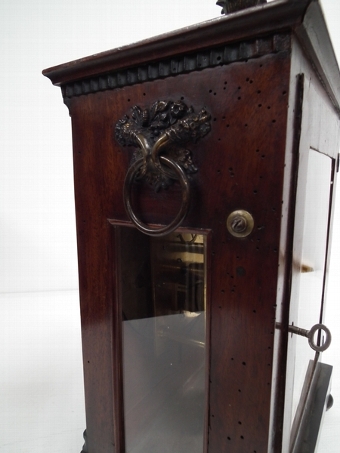 Antique Regency Mahogany Mantel Clock
