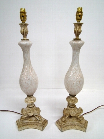 Pair of Venetian Style Lamps