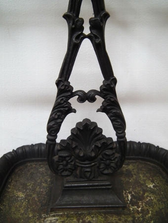 Antique Matched Pair of Victorian Cast Iron Stick Stands