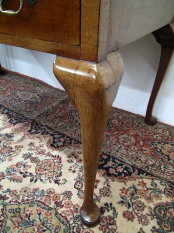 Antique Georgian Style Walnut Dressing Table/Desk