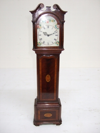Antique Miniature Grandfather Clock