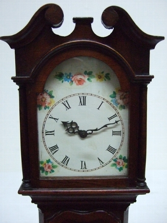 Antique Miniature Grandfather Clock