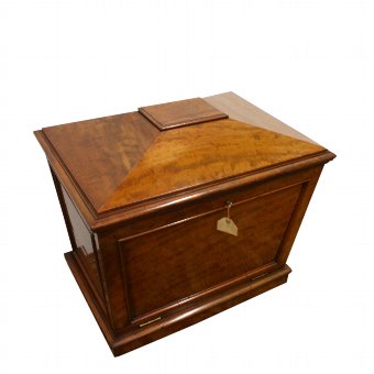 Spanish Mahogany Sarcophagus Cellarette
