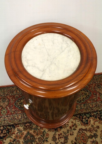 Antique Victorian Marble Top Pot Cupboard