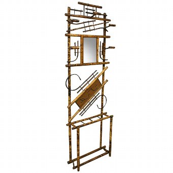 Unusual Chinese Style Bamboo Hall Stand