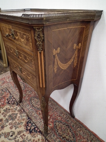 Antique French Marble Top Commode