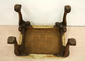 Antique George II Style Walnut Stool