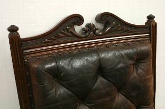 Antique Late Victorian Gents Armchair
