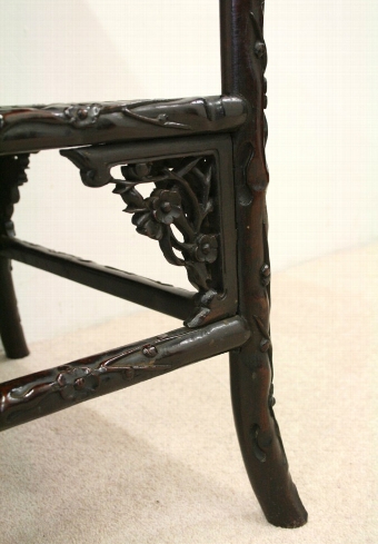 Antique Chinese 2 Tier Occasional Table