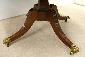 Antique Mahogany Centre Table by William Trotter