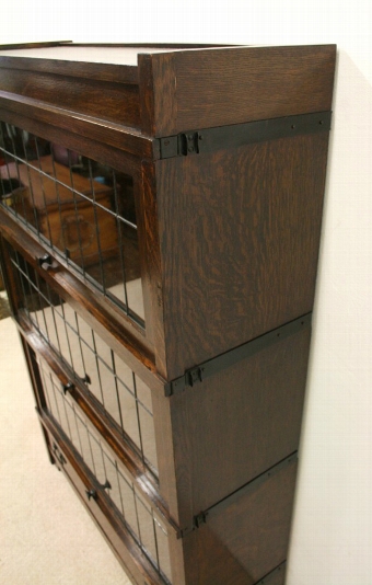 Antique Globe Wernicke Oak Sectional/Stacker Bookcase