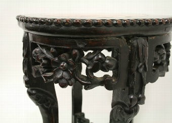 Antique Small Chinese Rosewood Stand