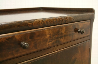 Antique Whytock & Reid Mahogany Bedside Cabinet