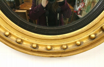 Antique Regency Convex Mirror