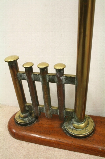 Antique Brass and Oak Gong