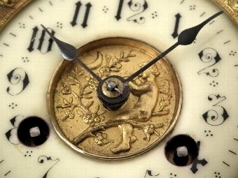 Antique Bovine Combination Clock Gong