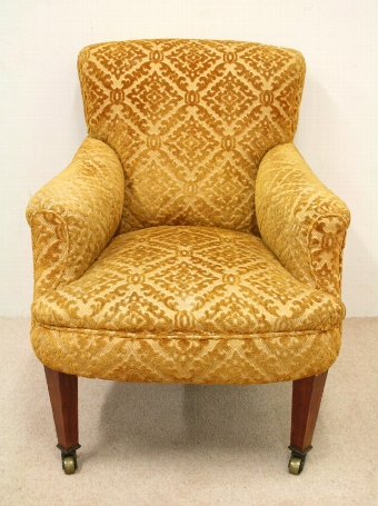 Antique Small Edwardian Easy Chair