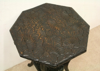 Antique Unusual Carved Table