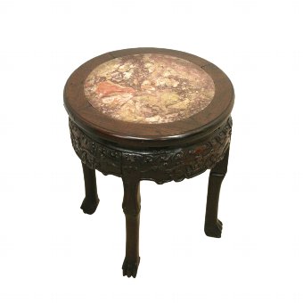 Low Chinese Plant Stand