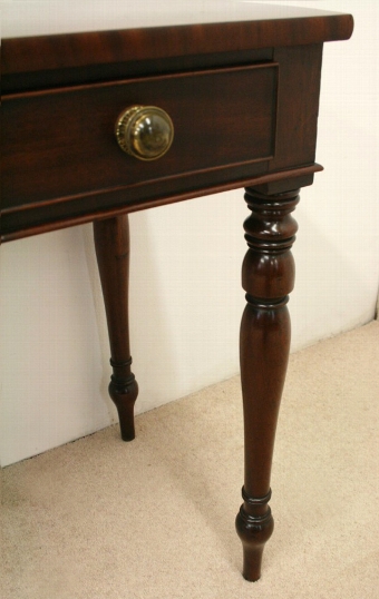 Antique William IV Mahogany Breakfront Side Table