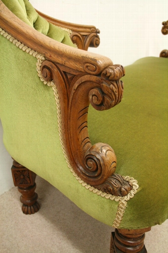 Antique Victorian Conversation Sofa