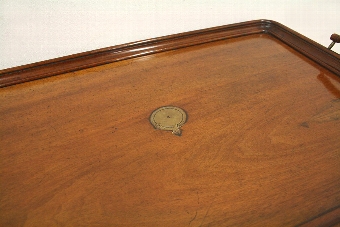 Antique Late Victorian Mahogany Butlers Tray on Stand