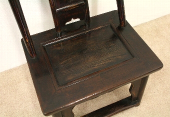 Antique Chinese Hardwood Childs Chair