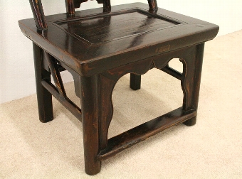 Antique Chinese Hardwood Childs Chair