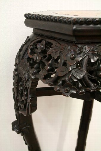 Antique Chinese Rosewood Plant Stand