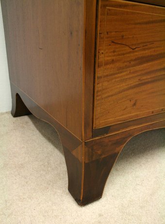 Antique George III Mahogany Inlaid Chest of Drawers
