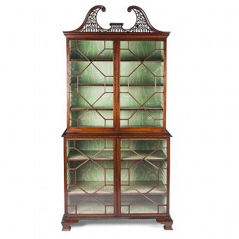 George III Style Mahogany Display Cabinet