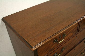 Antique George III Spanish Mahogany Chest of Drawers