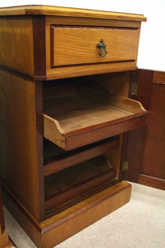 Antique Pair of Aesthetic Movement Lockers/Bedside Cabinets