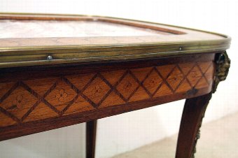 Antique Marble Top Occasional Table