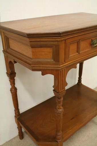 Antique Edwardian Walnut Side Table/Hall Table