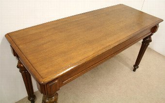 Antique Mid Victorian Oak Serving/Hall Table